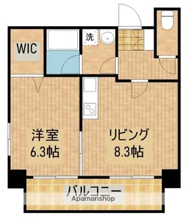 RUMA橘通【7階】の間取り