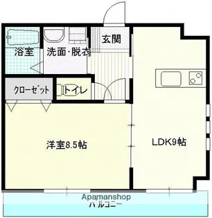 J.FEEL橘【4階】の間取り