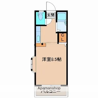 メゾン・クレール【105号室】の間取り