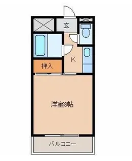 オグラヒルズⅢ【403号室】の間取り