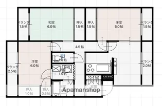 EKビルⅡ【102号室】の間取り