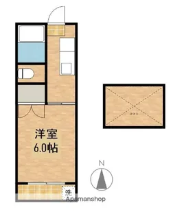 プレステージ【207号室】の間取り