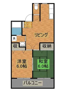 TKコーポ【202号室】の間取り