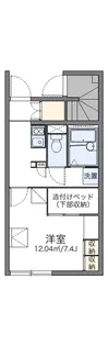 レオパレス大宮【1階】の間取り