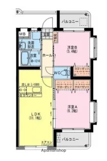 サンライズⅡ【4階】の間取り
