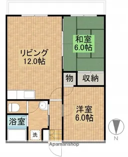 オアシス加納Ⅰ【1階】の間取り