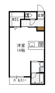 第1ピノキオコーポ東【1階】の間取り