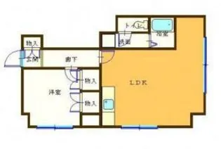 パシフィックレジデンス【102号室】の間取り