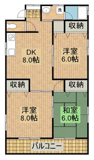 牧コーポ【105号室】の間取り