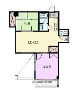 コスモ橘東【903号室】の間取り