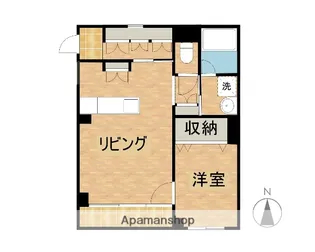 メイベルズ【101号室】の間取り