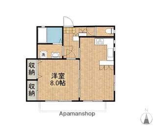東大淀コーポ【101号室】の間取り