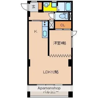 フォレストカーサ【2階】の間取り
