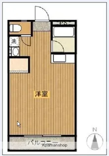 サンケイマンション南【411号室】の間取り