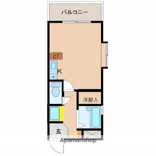 コスモドローム【705号室】の間取り
