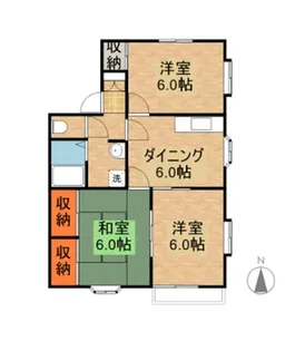 オーシャンヒル【B201号室】の間取り