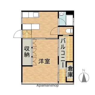 サンライズ橘【202号室】の間取り