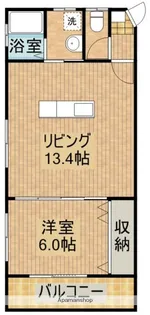 ヴェレッザ恒久【101号室】の間取り