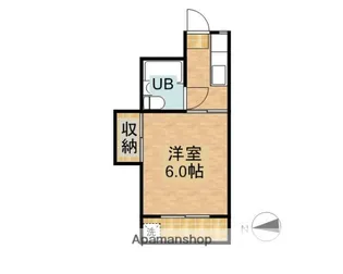 1Kの間取り画像