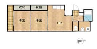 ファミリーマンション青葉Ⅱ【303号室】の間取り