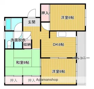 多佳寿マンション【104号室】の間取り
