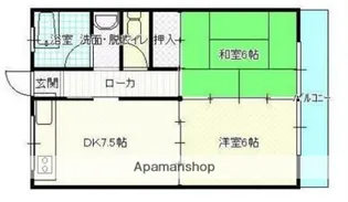 第5TOKIWAビル【303号室】の間取り