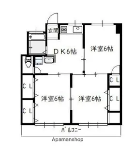 第2横山ビル【402号室】の間取り