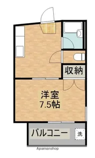 サンコーポ21【105号室】の間取り