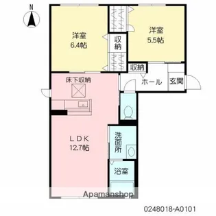 シャーメゾンボヌール【1階】の間取り