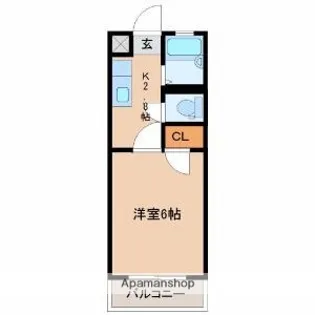 ブラッサム【1階】の間取り