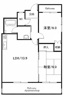 PEBBLE【2階】の間取り