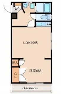 ファーストライフ松橋【401号室】の間取り