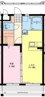 ローズマリーB【2階】の間取り