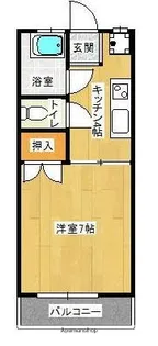 サンモアハイム【107号室】の間取り