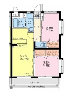 ユーミーなでしこⅡ【3階】の間取り