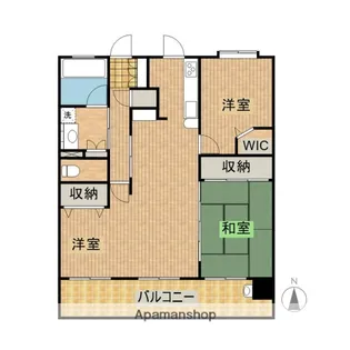 プレミスト宮崎アクアリゾート【1402号室】の間取り