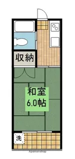 協和ハイツ【202号室】の間取り