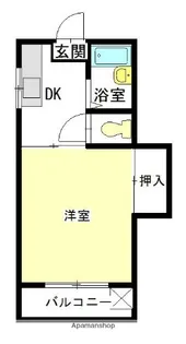 アートコーポ88【407号室】の間取り