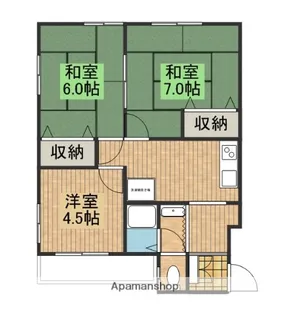 ふじやビル【301号室】の間取り