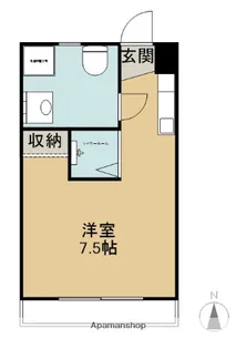 フラット横山【3階】の間取り