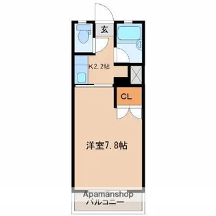 ソレイユ【306号室】の間取り