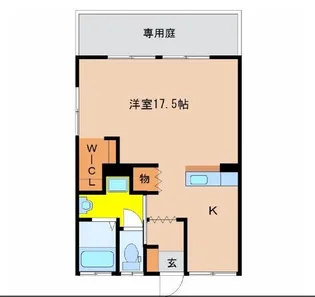 リヴェール中西【2階】の間取り