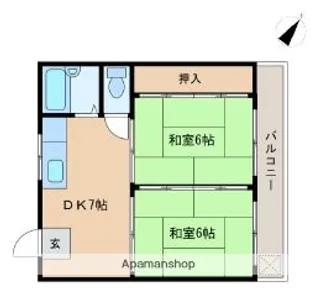 M−STYLE【501号室】の間取り