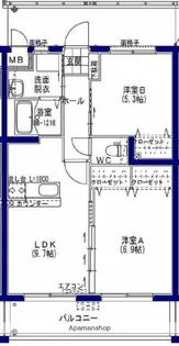テル・パーク【302号室】の間取り