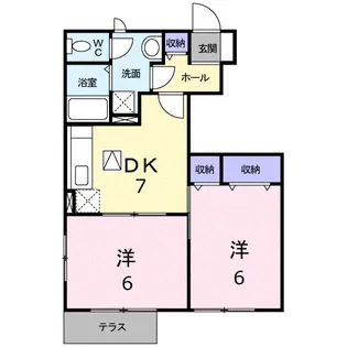 フォルムエクセレント A【1階】の間取り