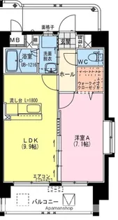 ヴィオレッタ【3階】の間取り