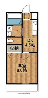 ハーミットクラブ【3階】の間取り