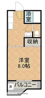 1DKの間取り画像