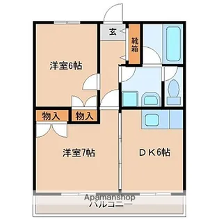 アリエッタ【202号室】の間取り