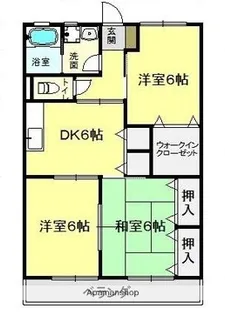 コーポ レリーフⅡ【1階】の間取り